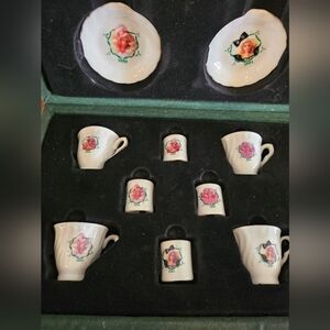 Barbie Floral Miniature Tea Set Some Box Only Damage